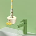 thumbnail image 1 of Organizador de baño con soporte para cepillos de dientes, versátil y moderno, para montaje en pared, para guardar brochas de maquillaje, accesorios de Blanco, 1 of 8
