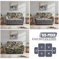 thumbnail image 7 of Jiueut Hunting Camo Print Recliner Couch Covers, Soft Sofa Slipcover Breathable 2 Seat Reclining Chair Covers with Storage Pockets for Home Use, 7 of 7