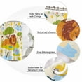 thumbnail image 6 of Cute Lion Waterproof Fabric Shower Curtain, Funny Animal Cartoon Modern Waterproof Fabric Shower Curtain for Bathroom Curtains Bathtubs Hotel Washable Shower Curtains with 12 Hooks Stall 54x78in, 6 of 8
