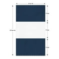 thumbnail image 2 of Covers & all Outdoor Clear Panel Curtain, 12 oz Vinyl Outdor Curtains for Patio, Waterproof & Weather Resistant Tarp with Brass Grommets for Pergola, Porch, Gazebos, Balcony (15’ H x 8’ W, Blue), 2 of 6