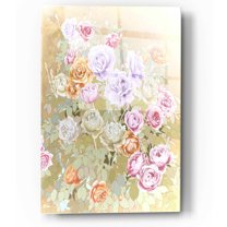 Epic Graffiti 'Rose Scent' by Zigen Tanabe, Acrylic Glass Wall Art, 12"x16"