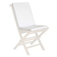 thumbnail image 2 of All Things Cedar TC19-2-W 2 Folding Chair Outdoor Cushion | White - 16L x 32W x 2H, 2 of 2