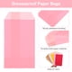 thumbnail image 3 of Uxcell 100Pcs Bolsas de Papel Kraft, 6" x 3" Bolsas de Caramelo a Prueba de Grasa, Bolsas de Favor Planas, Bolsas de Regalo Pequeñas, Rosas, 3 of 6