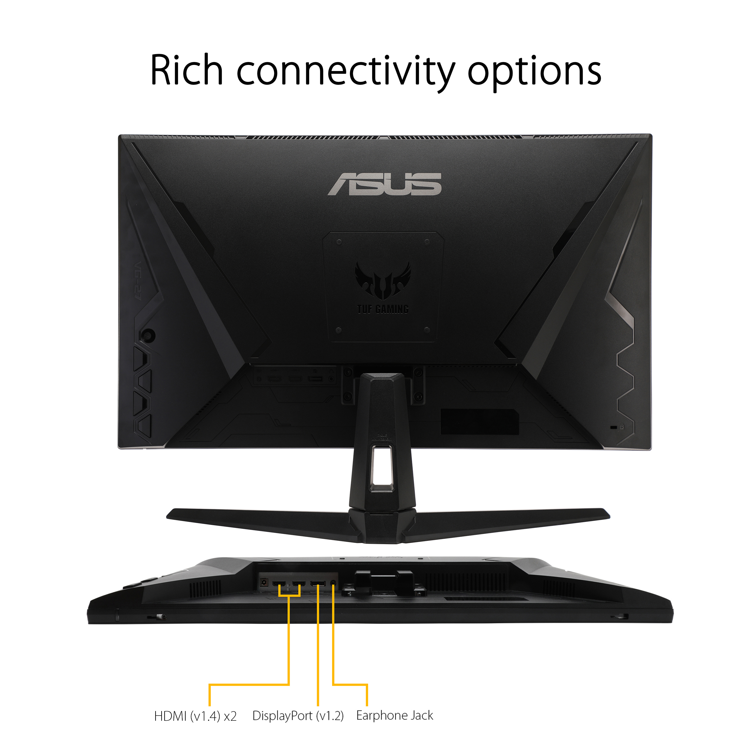 ASUS TUF Gaming 27” LED Gaming Monitor, 1080P Full HD, 165Hz (Supports 144Hz), IPS, 1ms - image 5 of 6