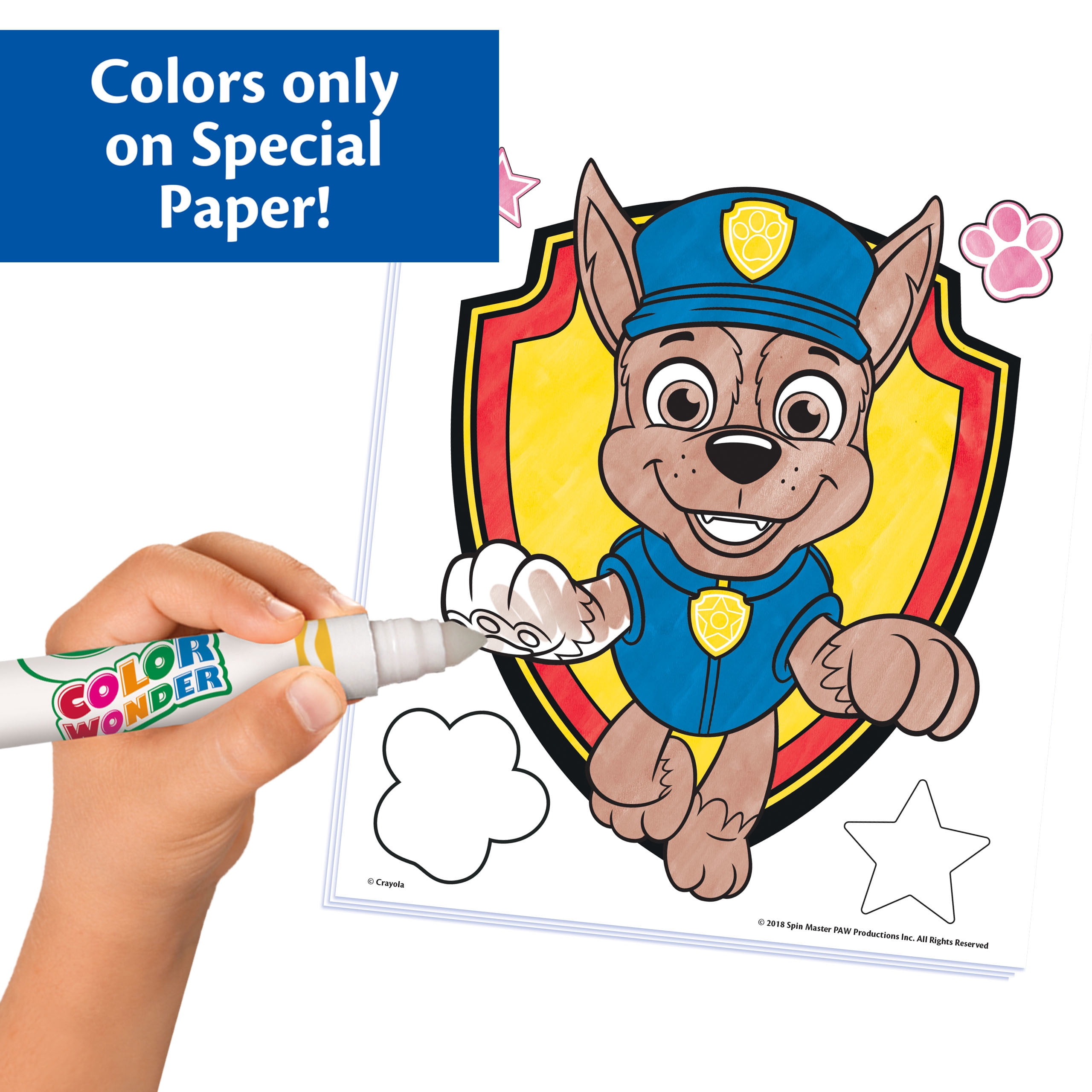 Crayola Color Wonder Paw Patrol, Mess Free Coloring Pages & Markers, Gifts,  Beginner Unisex Child 