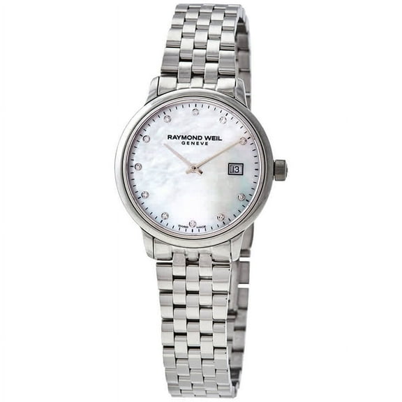 Raymond Weil Toccata Mother of Pearl Diamond Dial Steel Women's Watch 5985-ST-97081