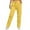 d-694Yellow129, variant on MEZZALL Women Casual Pants High Waisted Straight Leg Pants Elastic Waistband Comfortable Trousers Daily Wear Autumn Winter Fashionable Solid Color Slacks