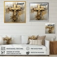 thumbnail image 4 of Designart "Faith'S Simple Emblem I" Religious Landscape Floater Framed Canvas Wall Art, 4 of 5