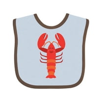 Inktastic Lobster Distressed Ocean Creature Boys or Girls Baby Bib