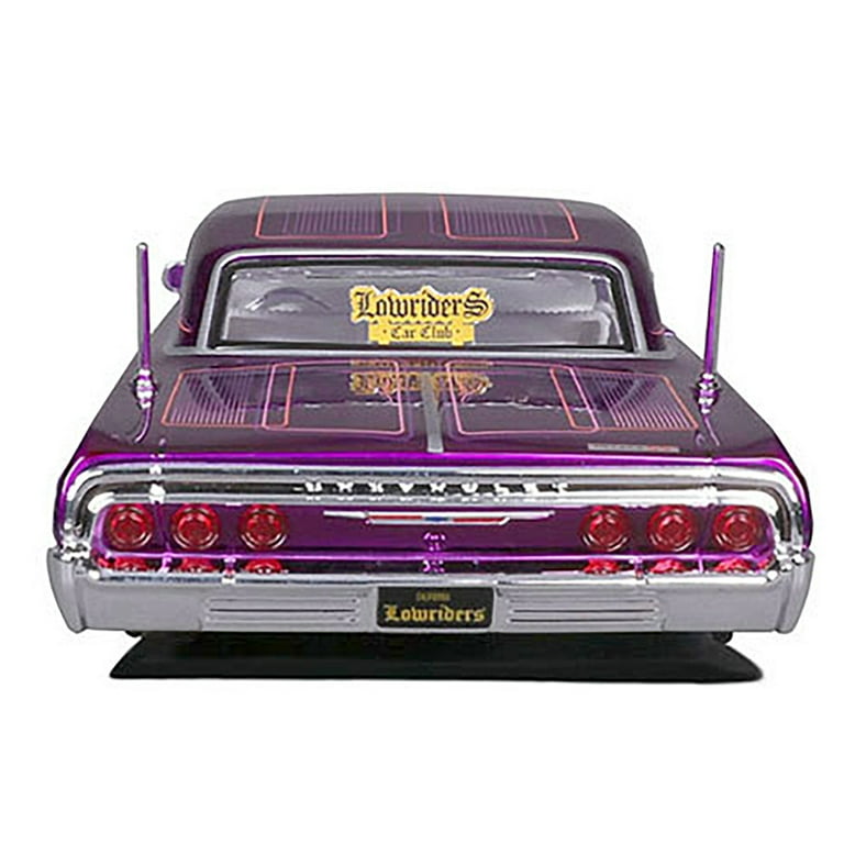 1964 Chevrolet Impala SS Lowrider Candy Purple with Graphics and