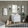 thumbnail image 2 of Bellaterra Home 31" Single vanity in White finish top with White quartz and rectangle sink, 2 of 9
