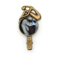 thumbnail image 1 of Apuesto y divertido perro siberiano hasky. Broche broche broche broche Metal retro, 1 of 3