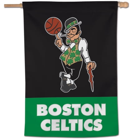 WinCraft Boston Celtics 28 x 40 Applique Vertical Banner WinCraft Boston Celtics 28 x 40 Applique Vertical Banner