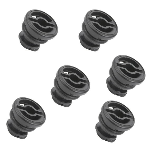 Unique Bargains Oil Drain Plug Pan Thread Repair No.06L103801 for Audi A3 2015-2020 Plastic Black 6 Pcs