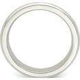 thumbnail image 3 of Sterling Silver Ss 4mm Bevel Edge Size 13.5 Band Made In United States qbec040-13.5, 3 of 6