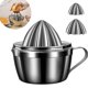 thumbnail image 1 of Manual fruit juicer,Orange juicer,Lemon juicer, Lemon juicer,Lemon squeezer,304 stainless steel, Manual lemon juicer,Citrus squeezer,Fruit juicer,Oran, 1 of 5