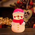 thumbnail image 3 of KER Multicolor Snowman Tap Light For Kids Bedroom Dimmable Night Lamp With 7 Changing Colors Cute For Nursery Childrens Room, 3 of 5