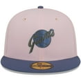 thumbnail image 2 of Men's New Era Pink/Blue San Francisco Giants  Olive Undervisor 59FIFTY Fitted Hat, 2 of 5
