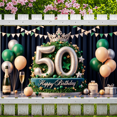 thumbnail image 5 of Decorative Design Banner Colorful Balloons Party Backdrop for Celebration Event Indoor Decoration, 5 of 5