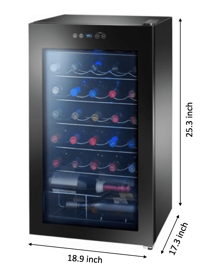 Arctic King Premium 34-Bottle Wine Cooler