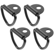 4 Pcs Truck Fixing Ring Cars Tow Hook Cargo Decoration Trailer Tie down Hooks Supply
