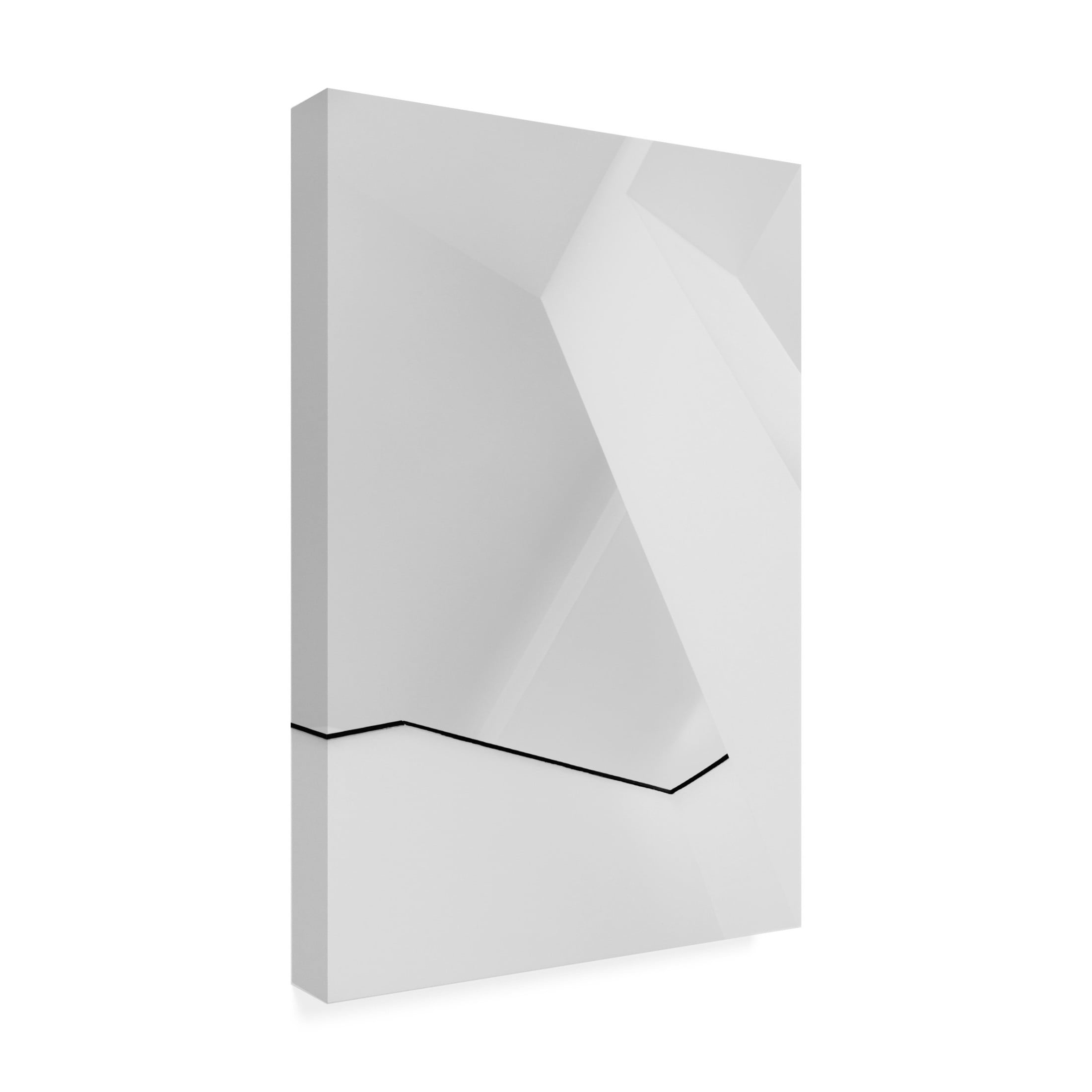 Canvas Wall Art - Greetje van Son 'Stairwell In High Key' Wall Art for Living Room, Bedroom, or Office D?cor by Trademark Fine Art - 12 x 19 Inches