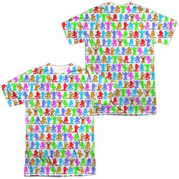 Garfield Men's  Silhouettes  Sublimation T-shirt White