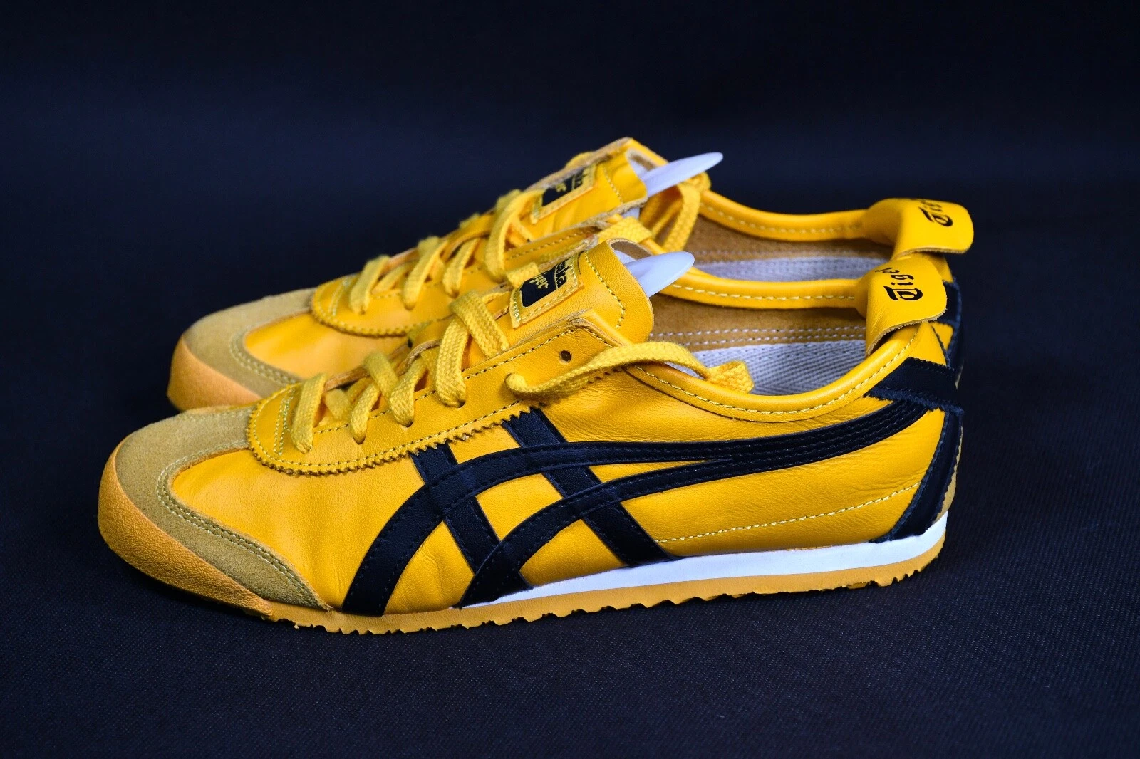 Onitsuka & Tiger Mexico 66 Kill Bill Yellow Black Leather Sneaker