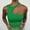Green, variant on Workout Tank Tops Woman Sevevn Women's Cut Out Tops Asymmetrical Neck Sleeveless Crop Tank Tops Slim Fitted Ribbed Tee Trendy Y2K Outfits