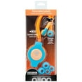 ReTrak ETAUDWBUOR Retractable Sports Wrap Earbuds (Neon Blue/Orange)