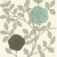 thumbnail image 2 of Design Show 15x15 Black Ornate Wood Framed with Double Matting Museum Art Print Titled - Rose Garden II, 2 of 4