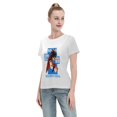 thumbnail image 4 of T-Shirt Basique à Manches Courtes pour Femmes Super Saiyan 04, 4 of 6
