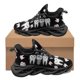 thumbnail image 1 of Zapatillas deportivas con diseño de dientes de dibujos animados, ligeras y transpirables, con cordones, para mujer, tenis al aire libre, 1 of 6