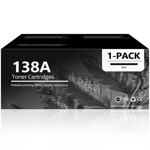 138A Toner Cartridge Compatible for 138A Toner Cartridge for Laserjet Pro 3001dw 3001dwe