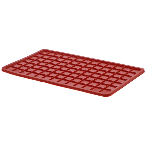 NICEXMAS Red Silicone Heat Insulation Iron Rest Pad for Steam Iron with Non Slip Cushion