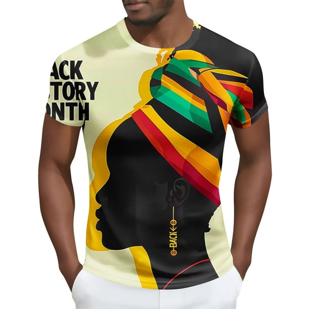 Tops para hombre, blusas y camisas de manga corta con cuello redondo para hombre Camisa de manga corta estampada para hombre Top/camisa de manga corta con cuello redondo Tops para hombre