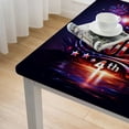 thumbnail image 4 of BANET Tablecloth & Tablecloths, July 4 Polyester Table Cloth Table Cover for Dining/Party/Wedding and Gemetry White, 4 of 7
