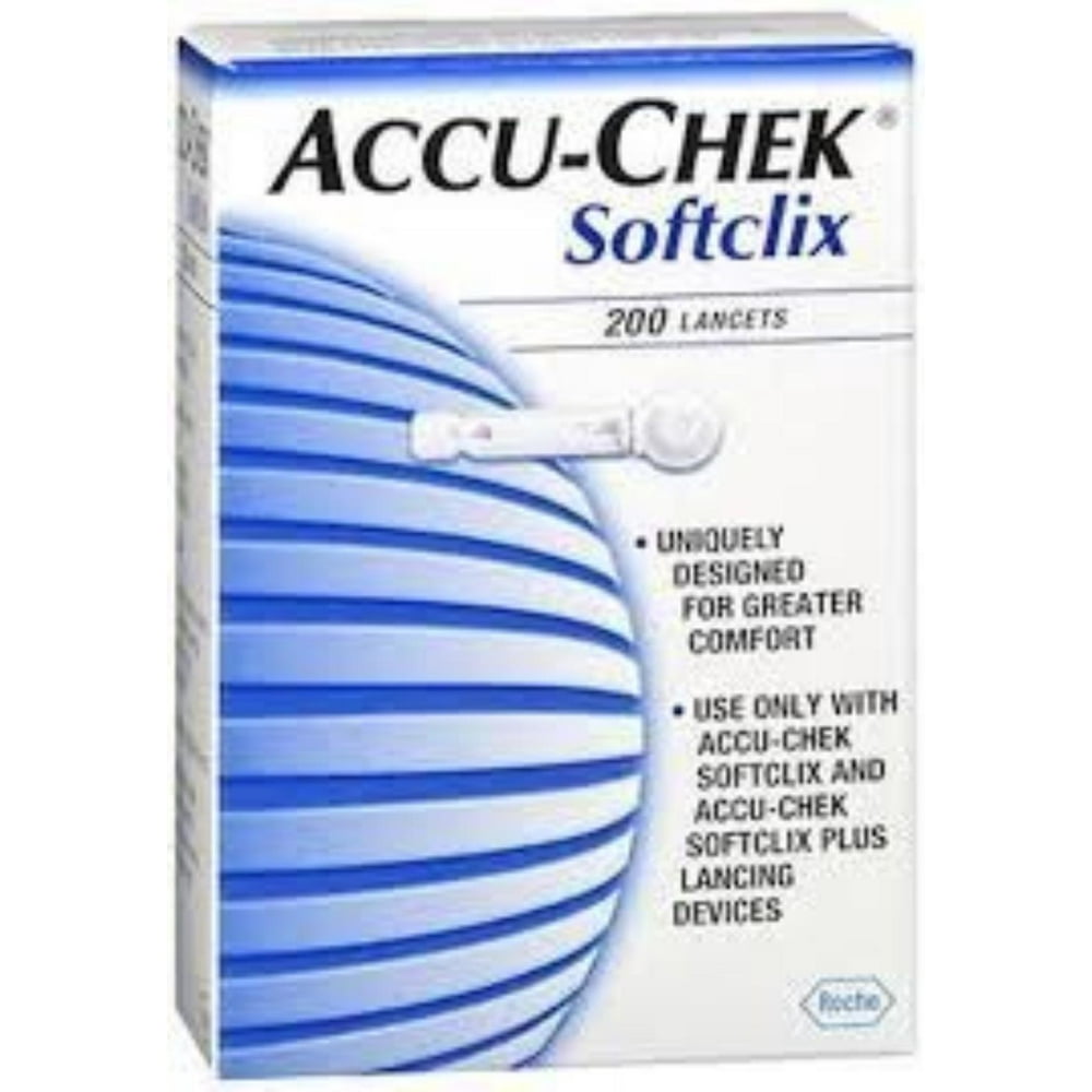 LANCETS SOFTCLIX 100, Individual lancets that fit inside a Softclix