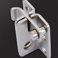 thumbnail image 3 of 2 Sets Stainless Steel Sliding Latch Durable Gate Latch Safety Door Lock, 3 of 7