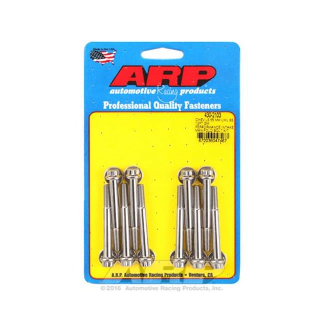 ARP 430-2103 GM Performance Intake Manifold Bolt Kit for Chevy LS, 55 mm UHL - 12 Point