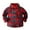 Red, variant on Toddler Long Sleeve Plaid Jacket Kids Boys Girls Casual Thick Button Down Shirt Fall Winter Coat for Kids 6M-5Y Brown