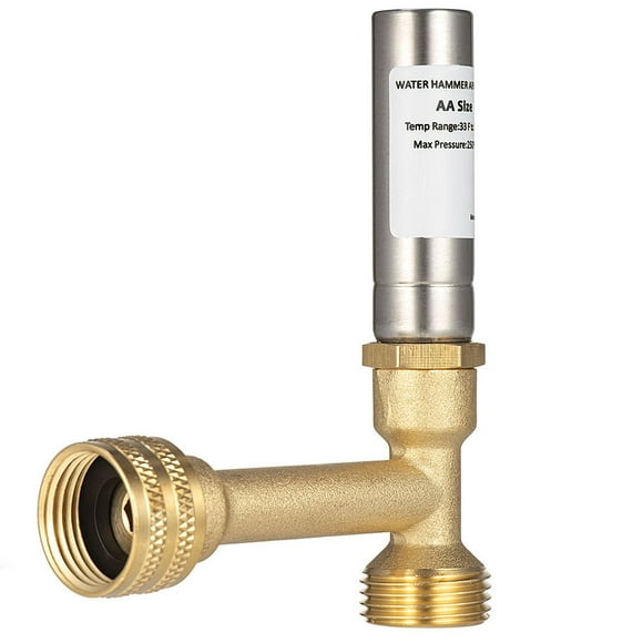 Arrête-marteau à Eau pour Laveuse en Acier Inoxydable de 3/4 Pouces Réduit le Bruit