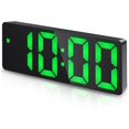 thumbnail image 1 of Digital Clock, Alarm Clock with Temperature Display Adjustable Brightness Voice Control 12/24H Display Digital Alarm Clock for Bedroom Living Room Kids Room Home Office, 1 of 9
