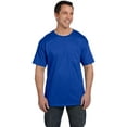 thumbnail image 2 of Hanes Beefy-T T-Shirt à Poche pour Hommes, m, Bleu Royal Foncé, 2 of 8