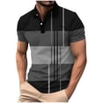 thumbnail image 2 of Weiqiqre Shirts T - Chemises pour Hommes Manches Courtes Tee Bloc de Couleur Col Rond Chandail Décontracté Basique Chemises, 2 of 4