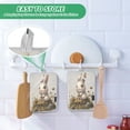 thumbnail image 6 of Two Pieces Of Square Heat Insulation Pad Oven Mitts 7x9.8 Inch Oven Microwave Kitchen Cooking Baking Super Lovely Cartoon Rabbit, 6 of 7