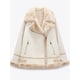 thumbnail image 1 of Abrigo de piel de oveja para mujer, chaqueta gruesa de piel sintética, Bomber, Invierno, 1 of 5