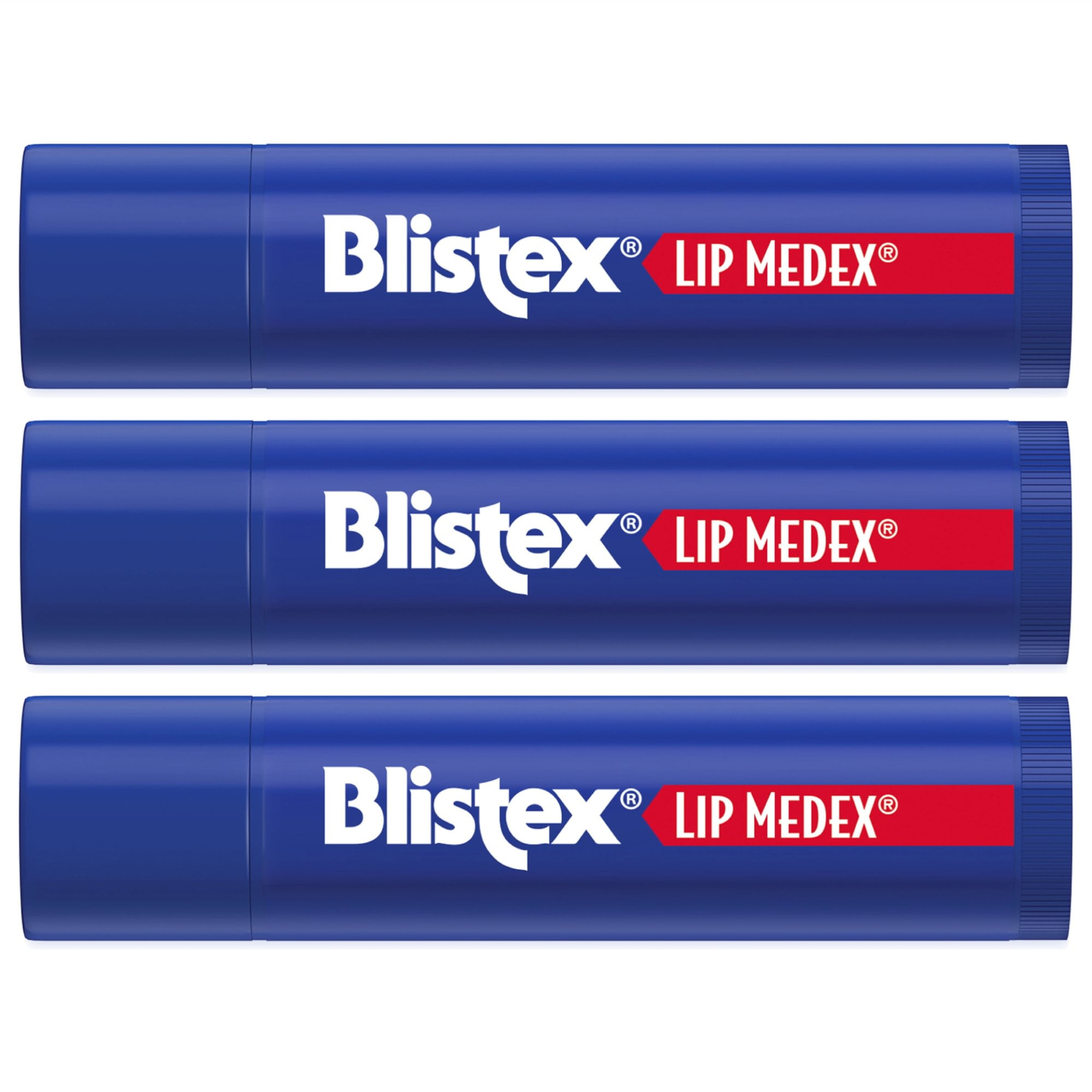 (6 pack) Blistex Lip Medex Medicated Lip Balm Stick, 3 Count, 0.15 oz