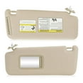 thumbnail image 2 of Left Driver & Right Passenger Side Car Sunvisor With Makeup Mirror For 2010-2023 Toyota 4Runner Replace 74320-35A91-B1 74310-35B01-B1-Driver and codriver-beige, 2 of 6