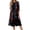 Black, variant on BOMYJESK 4th Of July Dresses for Women American Flag Floral Maxi Dress Independence Day Art Print 2026 Summer Dresses Midi Dresses Casual Party Apparel Black 3XL